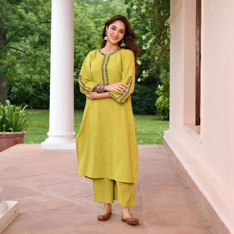 Threaded Elegance Kurta Set