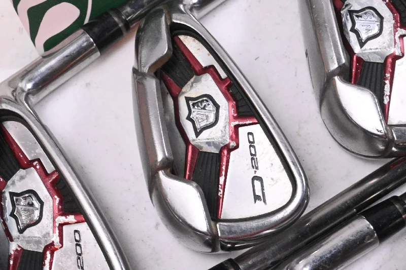 Wilson D200 Irons / 5-PW / Senior Flex UST Mamiya Elements Chrome 59 Shafts