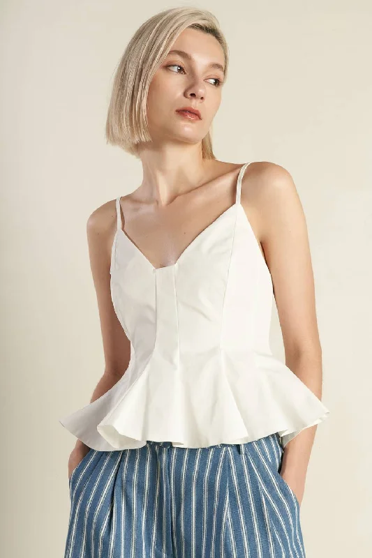 IT'S PERFECT TIMING WOVEN CAMI TOP