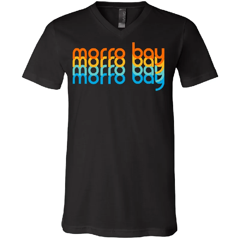 Morro Bay Stacked Asst Colors V-Neck