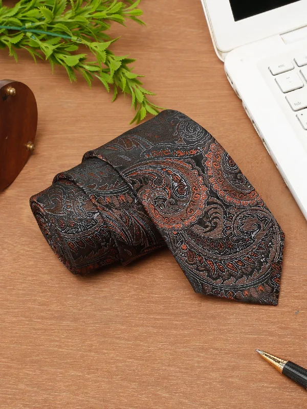 Men's Brown Fashion Broad Tie