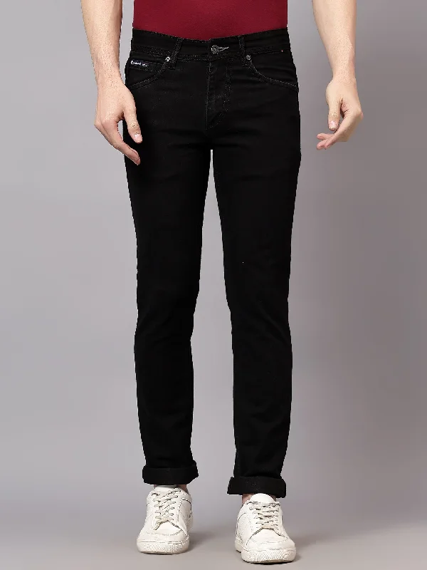 Men's Ultra Narrow fit No Fade Black  Jeans