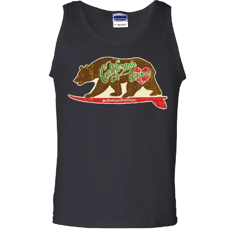 California Love Vintage Surfboard Asst Colors Tank Top