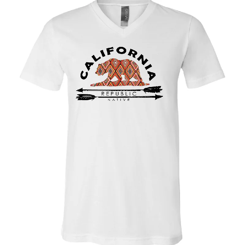 California Republic Native Asst Colors V-Neck