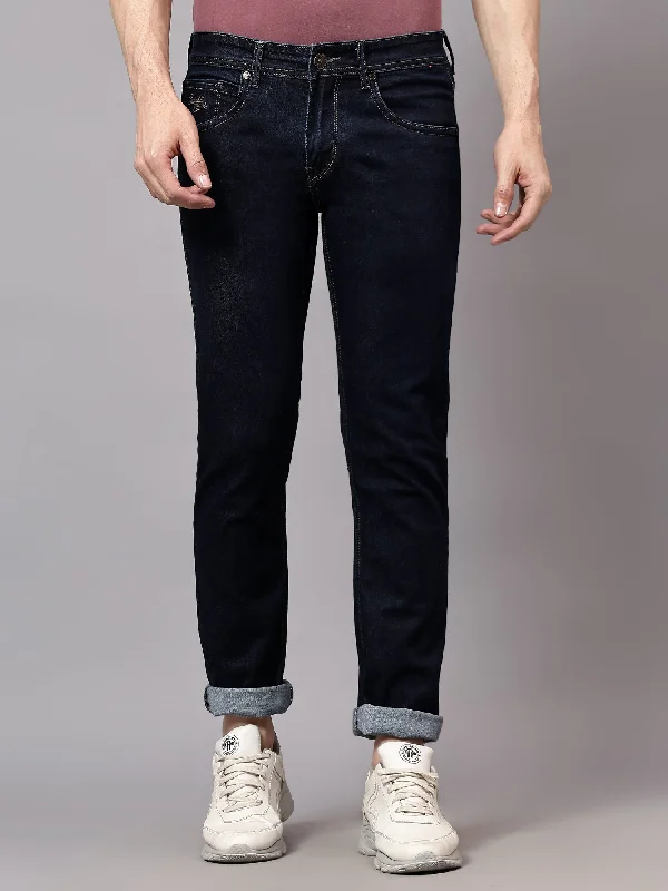 Men's Ultra Narrow fit No Fade Indigo Blue  Jeans