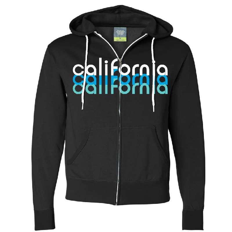 California Cool Stacked Zip-Up Hoodie