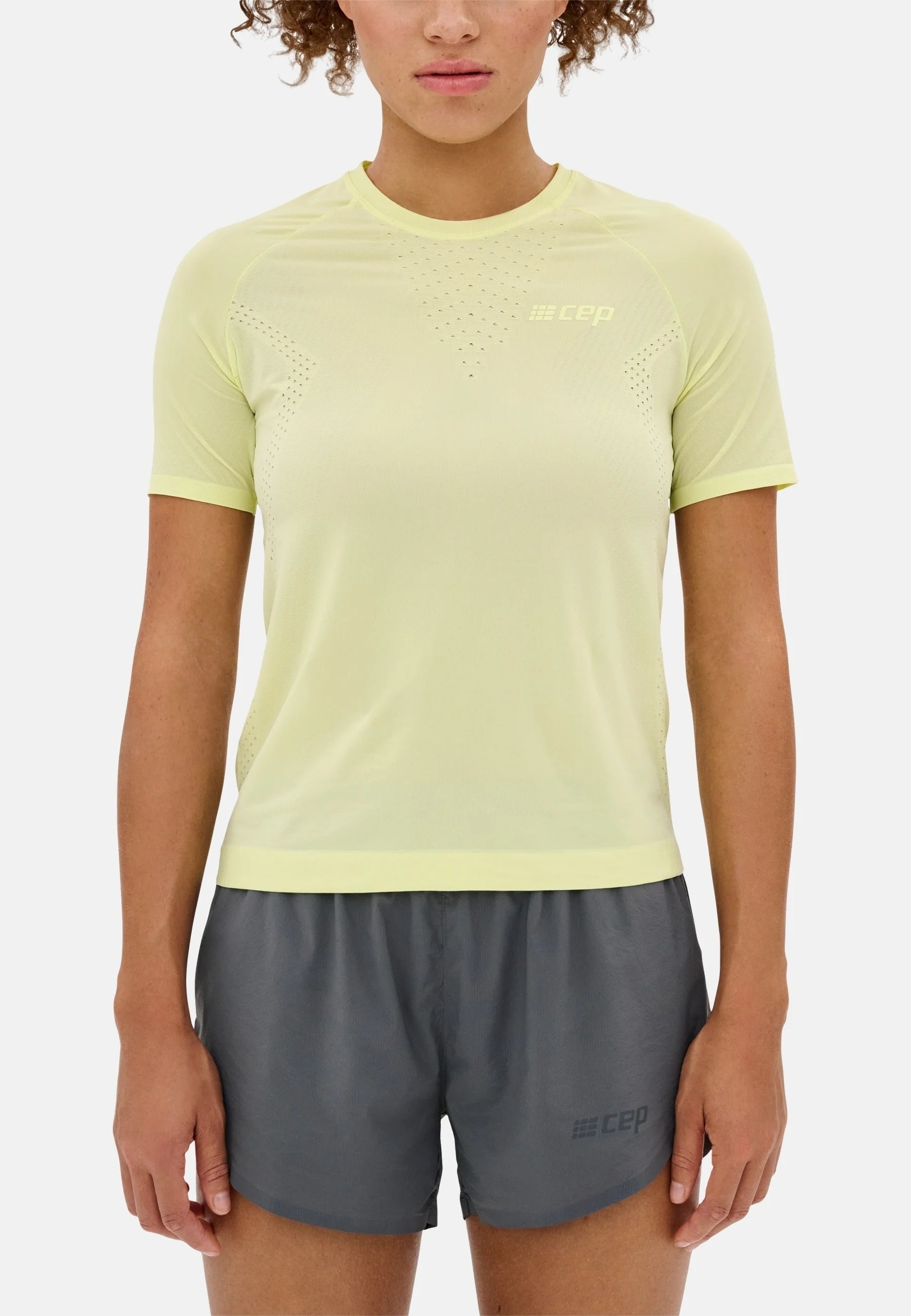 CEP Women's Ultralight Seamless Shirt Short Sleeve v2 - Lime