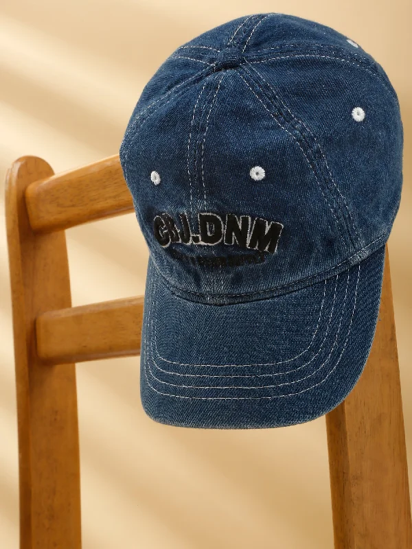 Unisex Denim Blue Medium Fade Fashion Single Side Cap