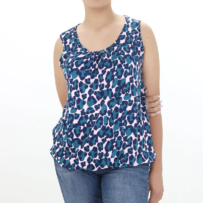 Women's Patterend Casual Top,Multi