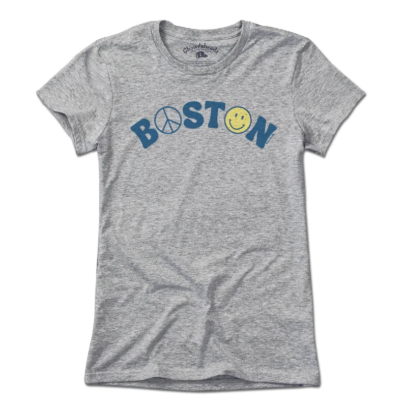 Boston Peace & Happiness T-Shirt