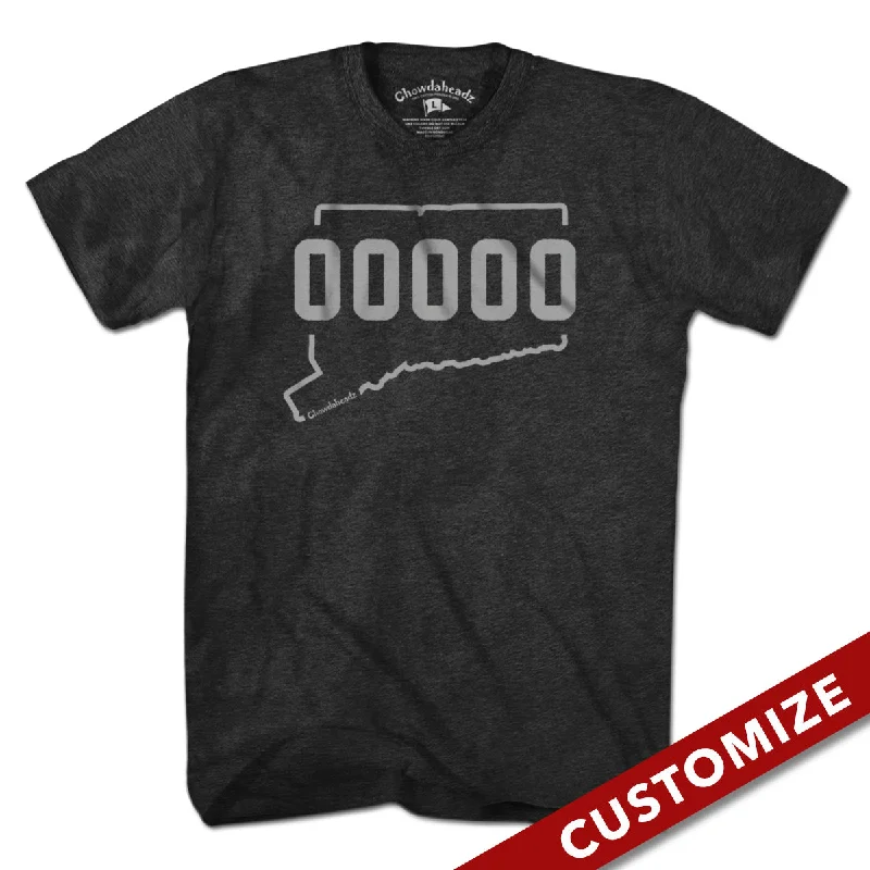 Custom Connecticut Zip Code T-Shirt