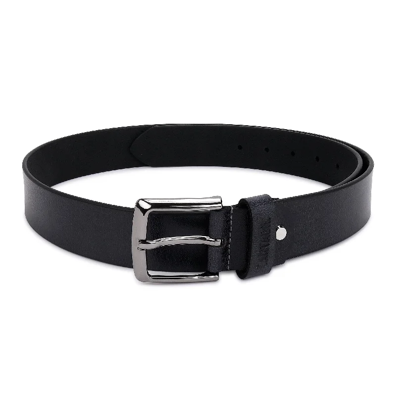 Men's Black Casual Single Side Belt