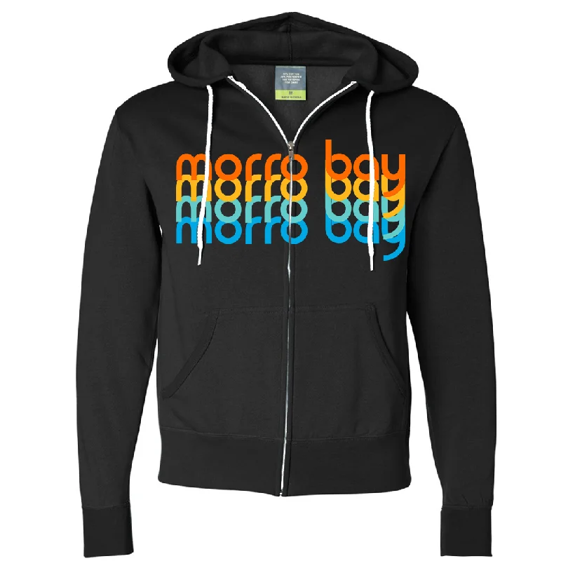 Morro Bay Stacked Zip-Up Hoodie