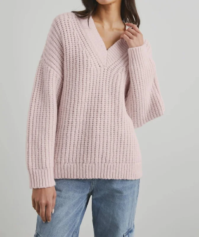 Jodie Sweater In Rosewater