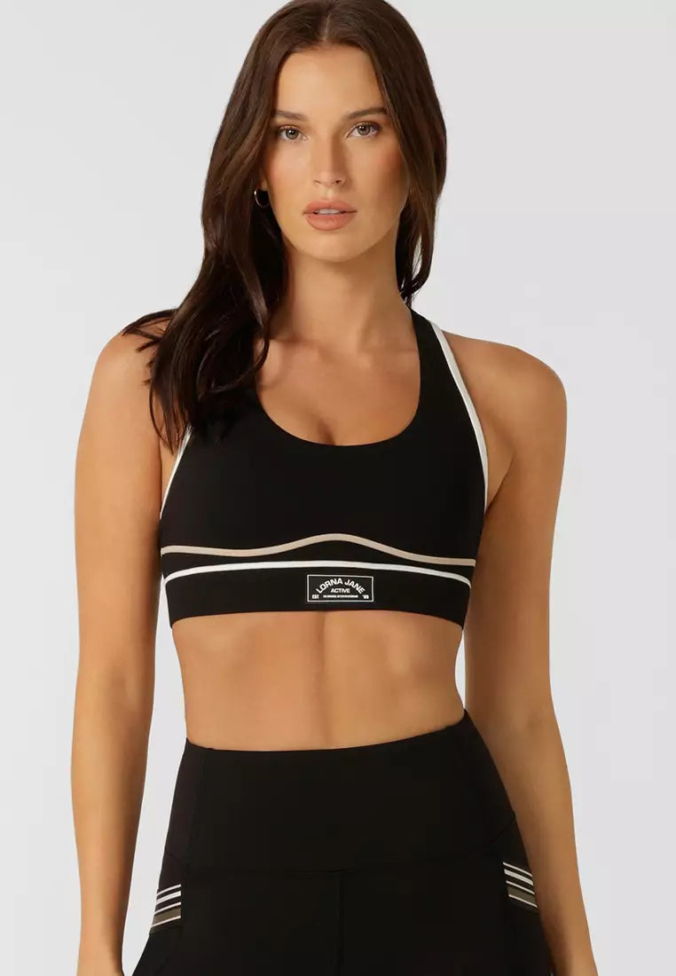 Lorna Jane Move Swift Sports Bra - Black