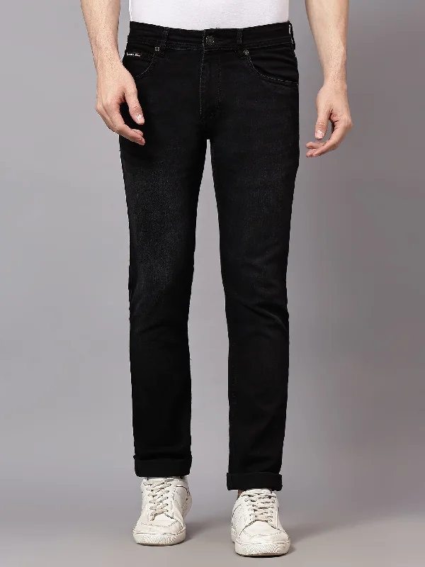 Men's Ultra Narrow fit No Fade Black  Jeans