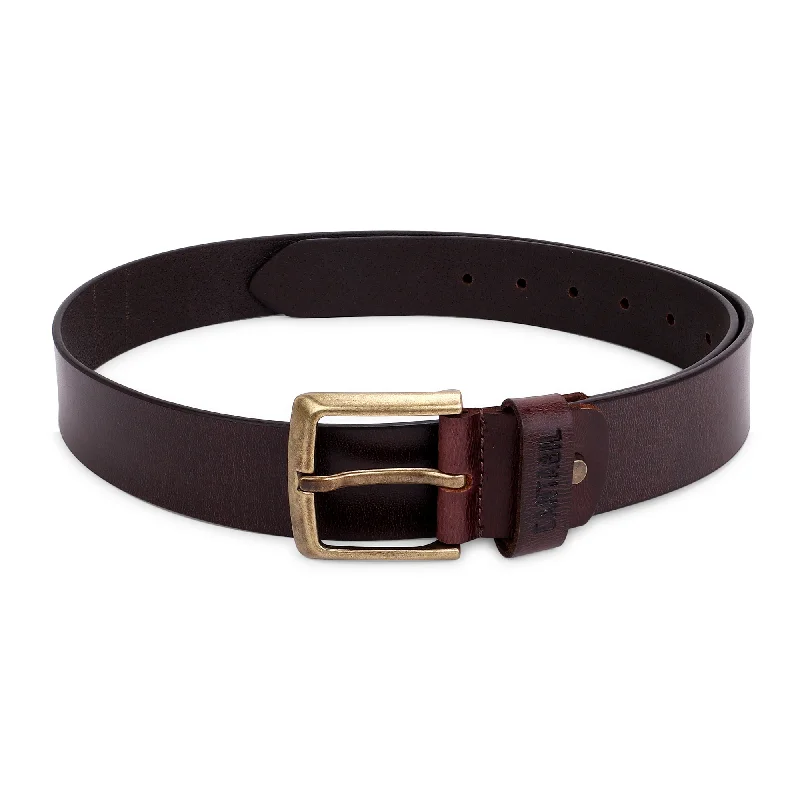 Men's Brown Casual Single Side Belt