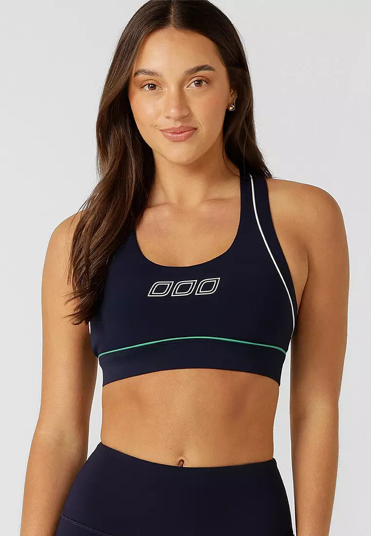 Lorna Jane Relay Iconic Sports Bra - French Navy