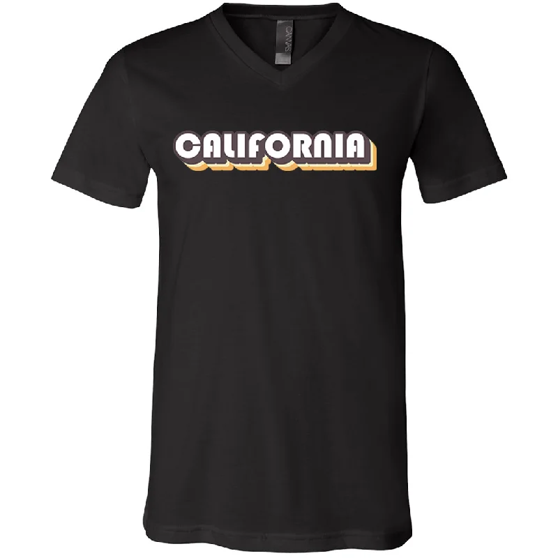 California 70's Skater Logo Asst Colors V-Neck