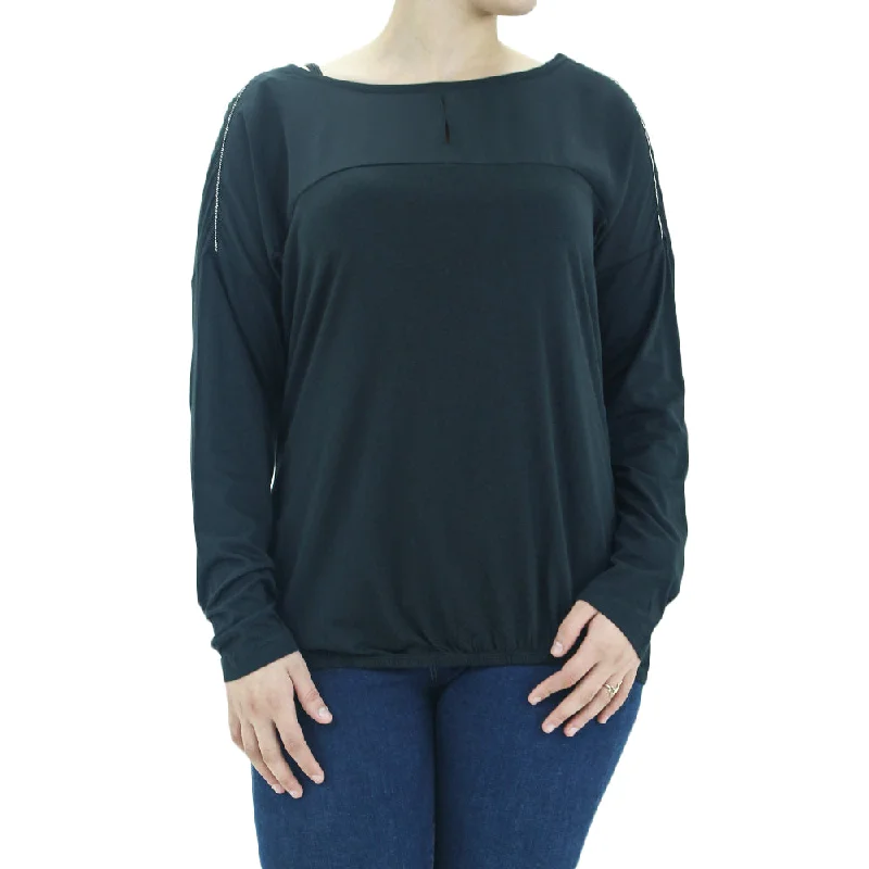 Women's Chiffon Casual Top,Black