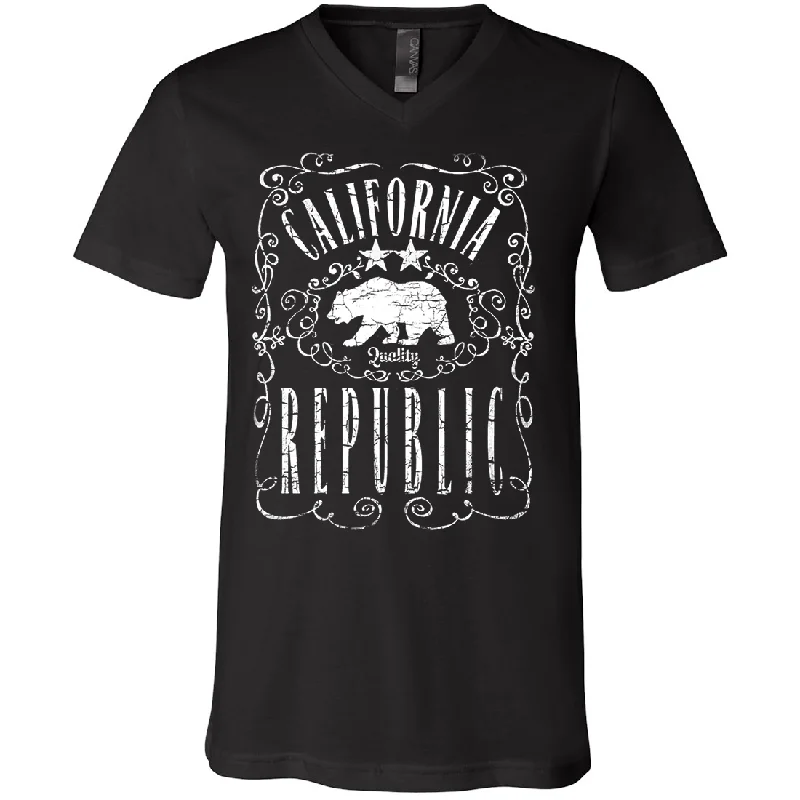 California Republic JD Whiskey Asst Colors V-Neck