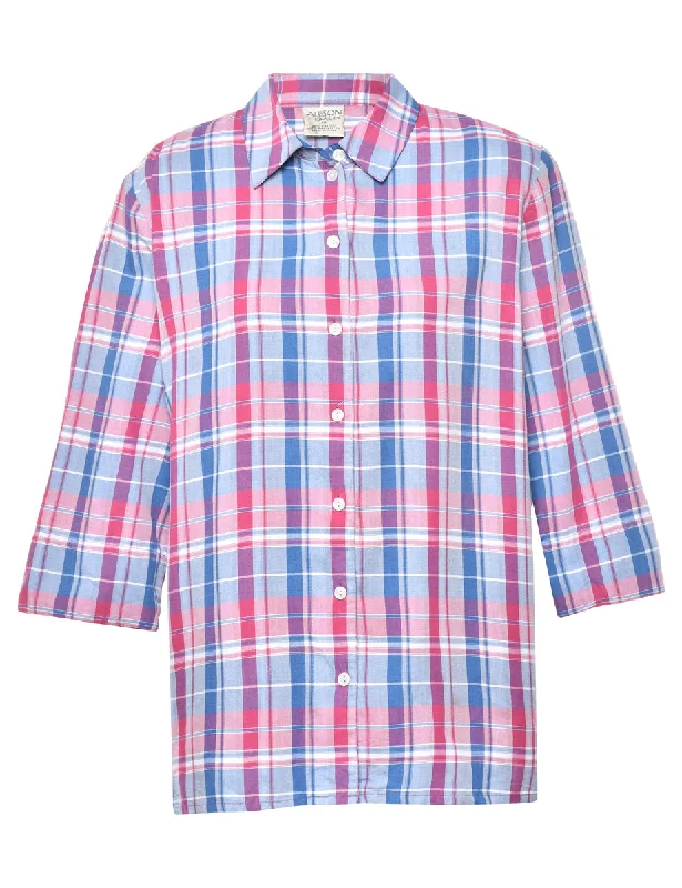 Checked Shirt - L