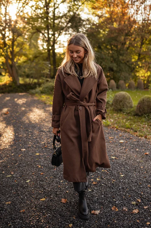 Chocolate Maddy Coat