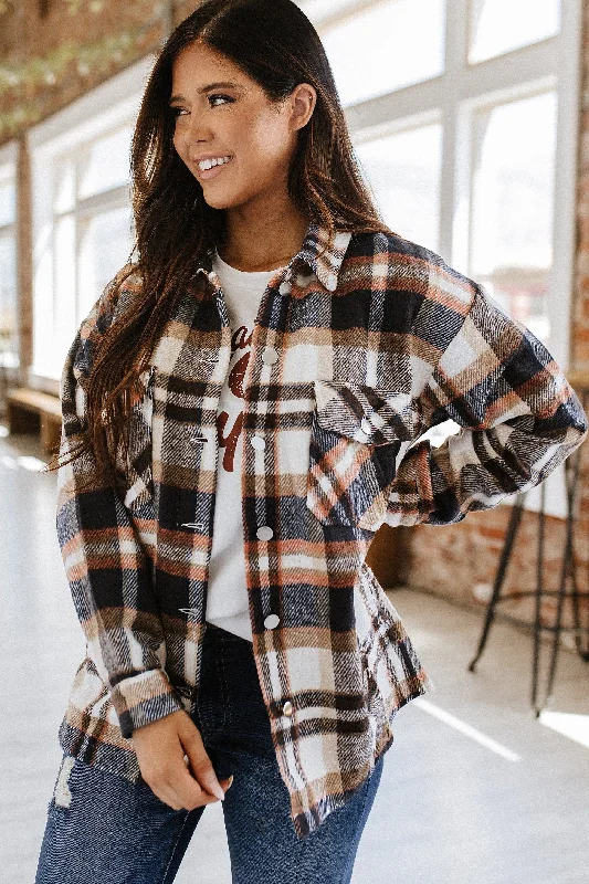 Emmie Plaid Button Up | S-2XL | PRE ORDER