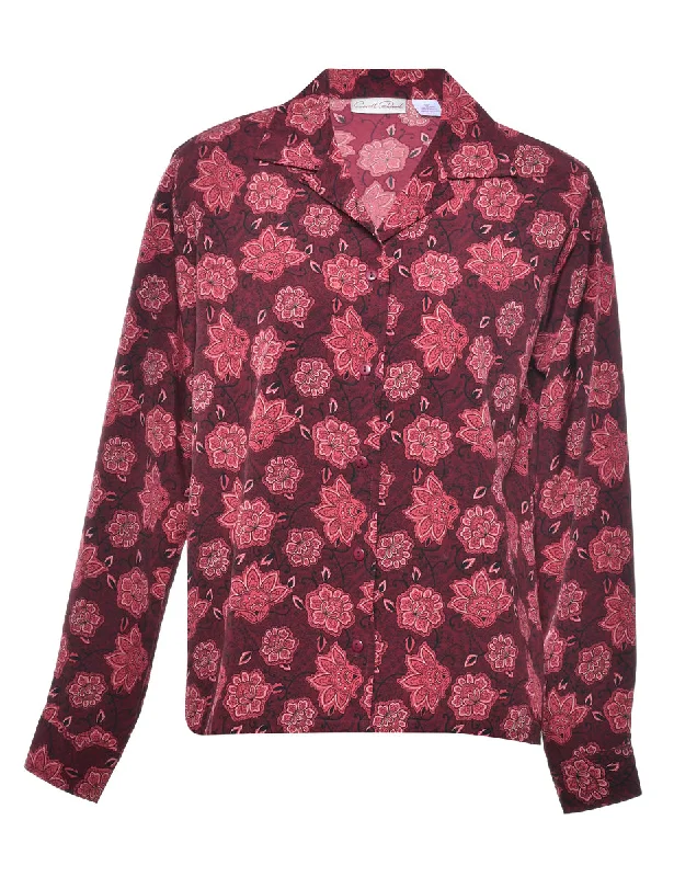 Floral Blouse - L