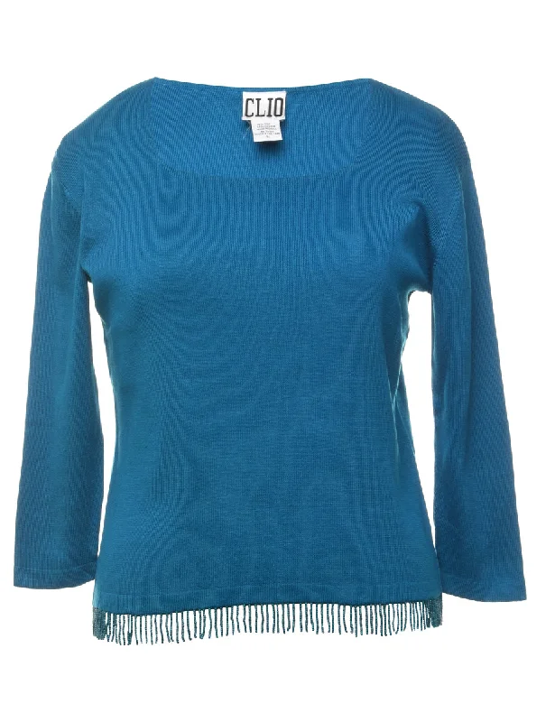 Teal Jumper - L