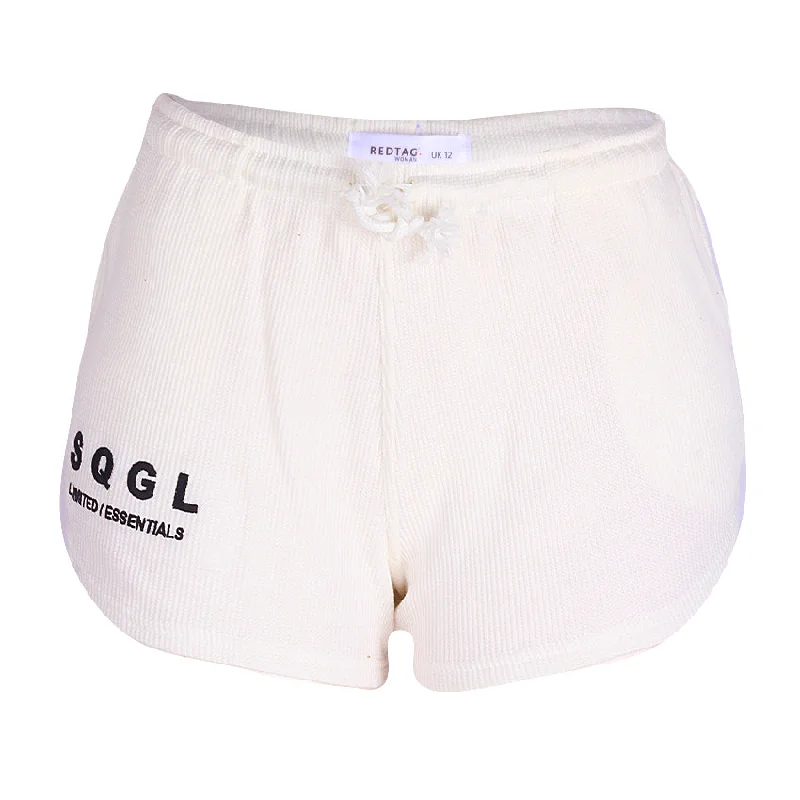 REDTAG Women's White Active Shorts