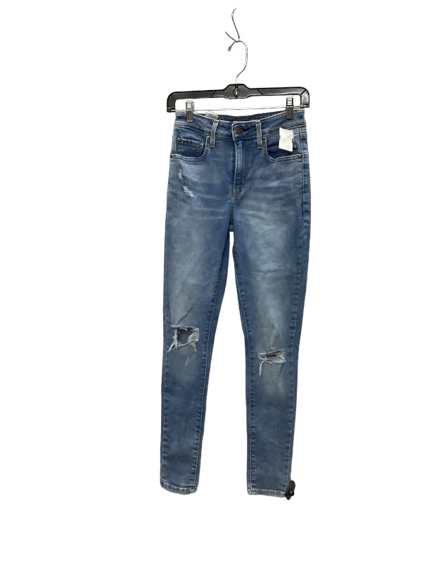 Blue Denim Jeans Skinny Levis, Size 2