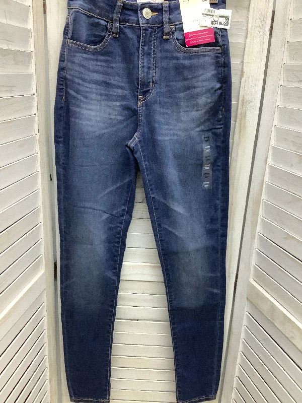 Blue Denim Jeans Skinny So, Size 3