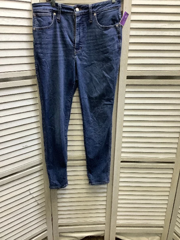 Blue Denim Jeans Straight Madewell, Size 8