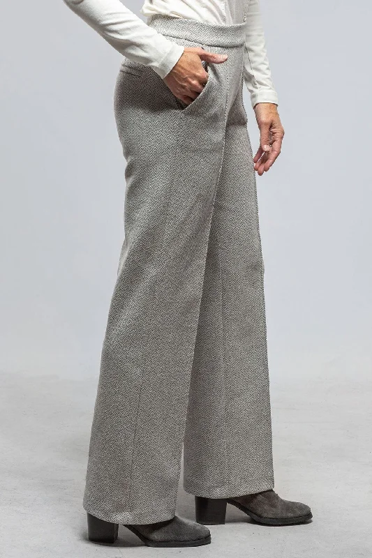 MAC Chiara Smart Pant In Tin Herringbone