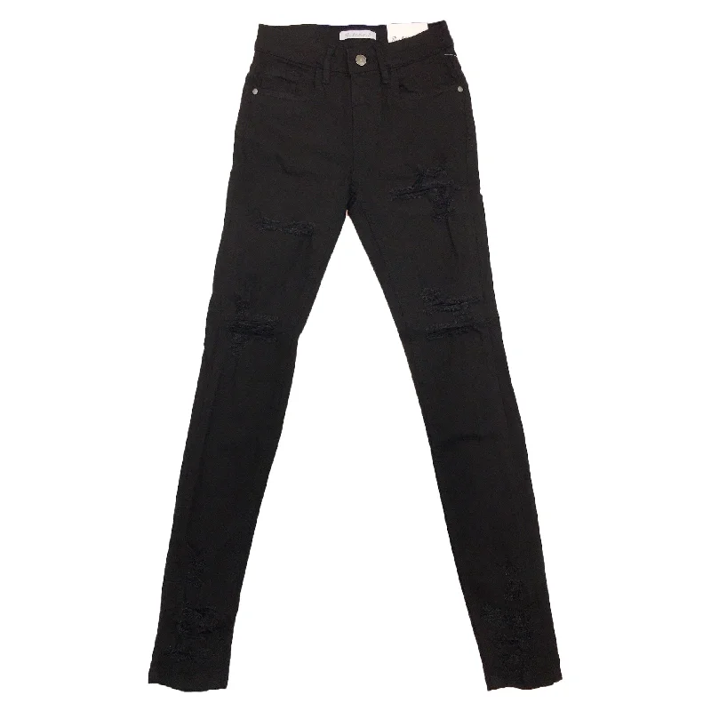 Pearl Collection Woman's Ripped Jean (Black)