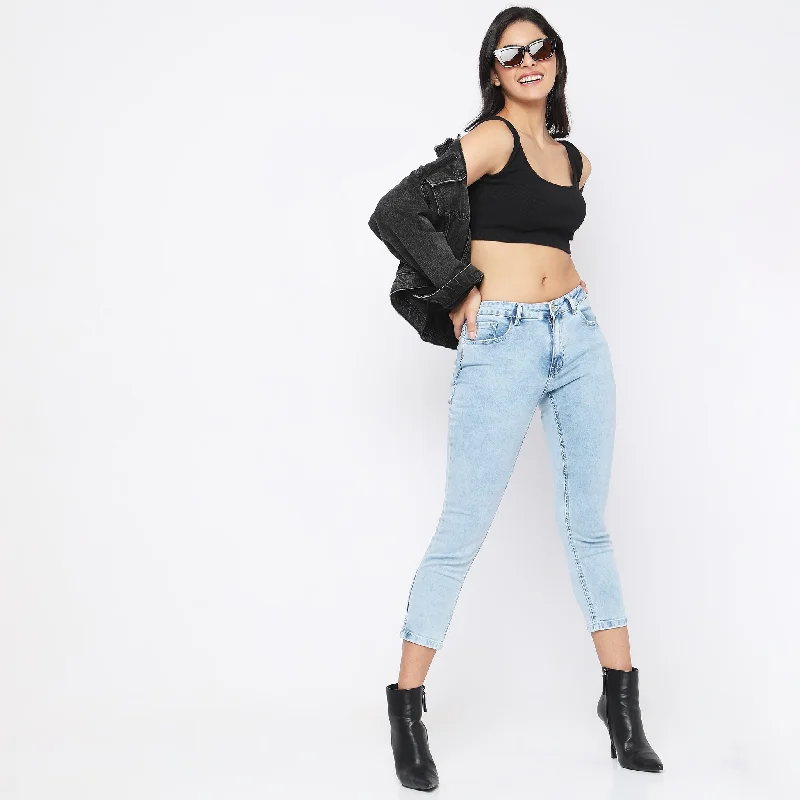 Regular Fit High Rise Jeans