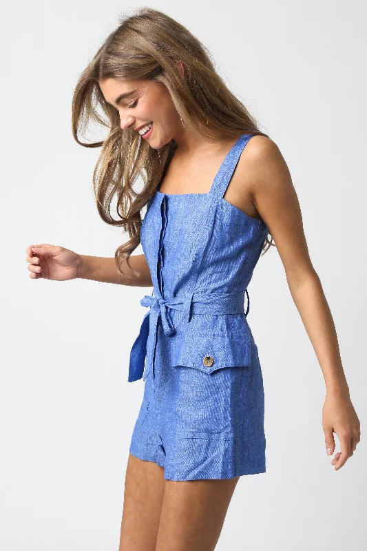 The 'Jess Denim Romper'