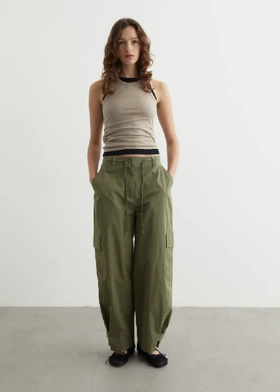 Harpa Barrel Leg Cargo Pants