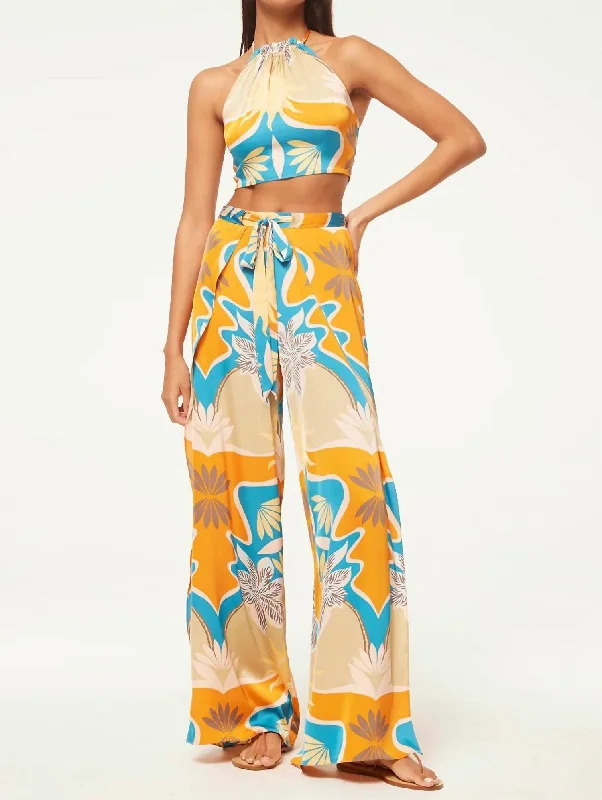 Kanna Wide Pants In Bain De Soleil